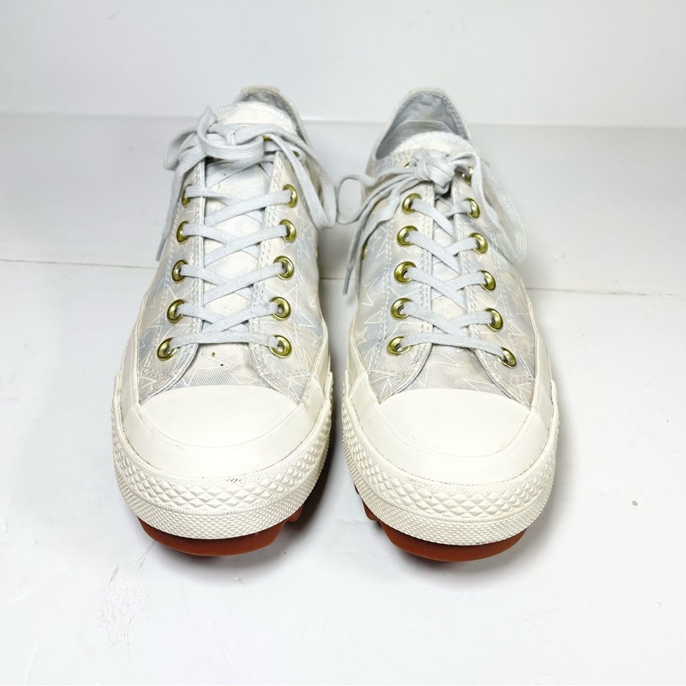 Converse CTAS Lift Ripple Ox Womens Sneaker Pure Platinum Egret Gum Size 9. - Picture 5 of 12